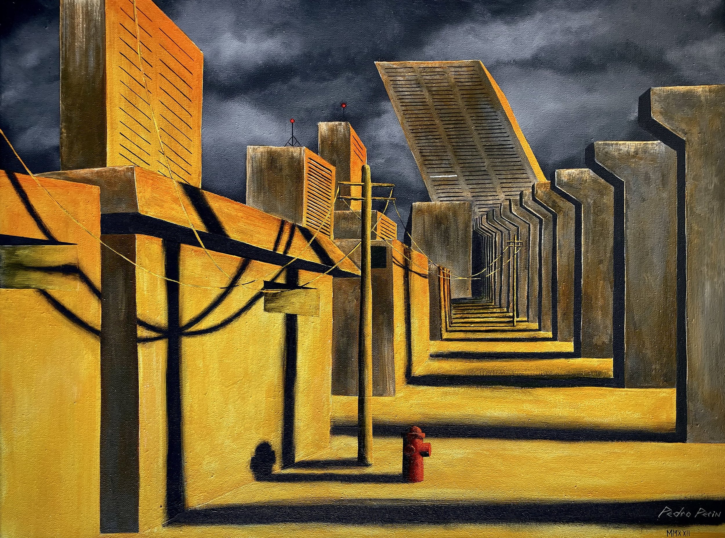 Tangent Sun - 12/2022 - 18" x 24" (45.7 cm x 61.0 cm)